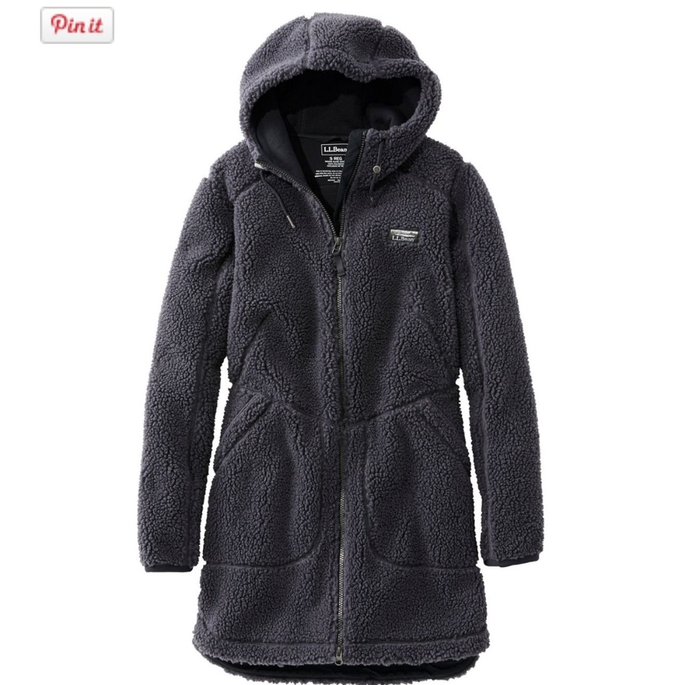 NWT L.L.Bean Mountain Pile Fleece Coat